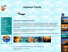 Tablet Screenshot of anjanayetravels.com